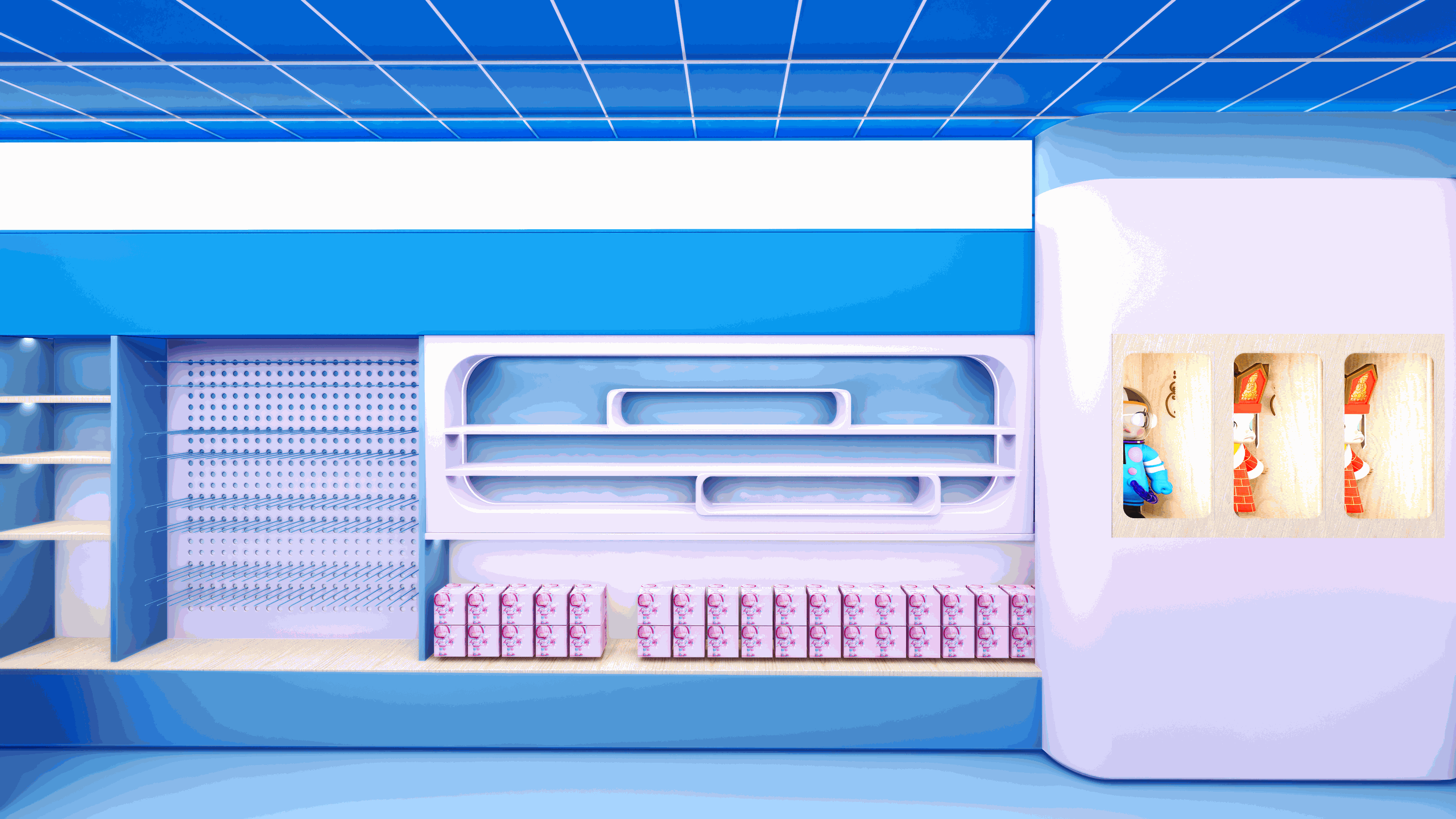 Store Fixtures category image showing custom retail fixtures by Elite Fixtures